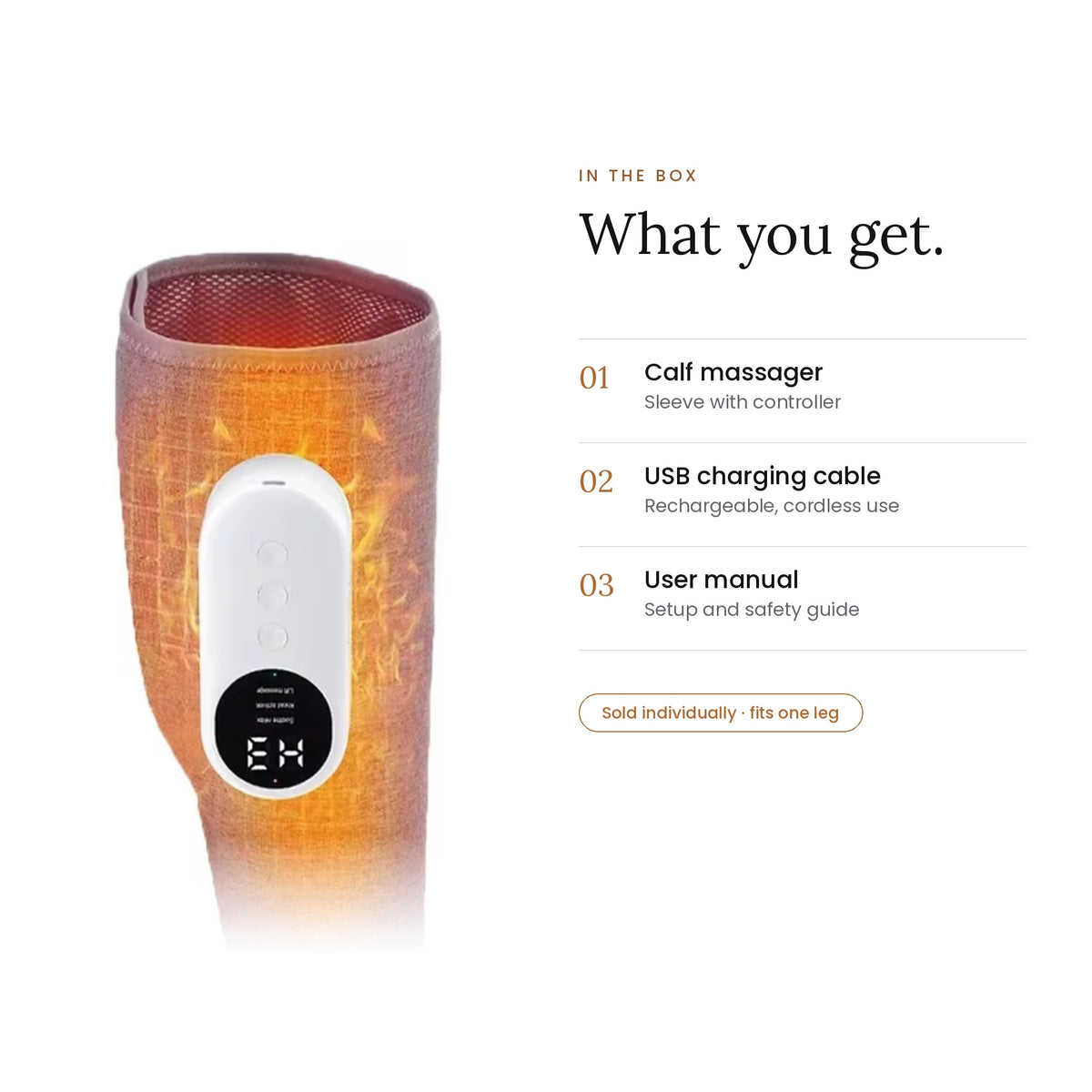 Cordless Heated Calf Massager
